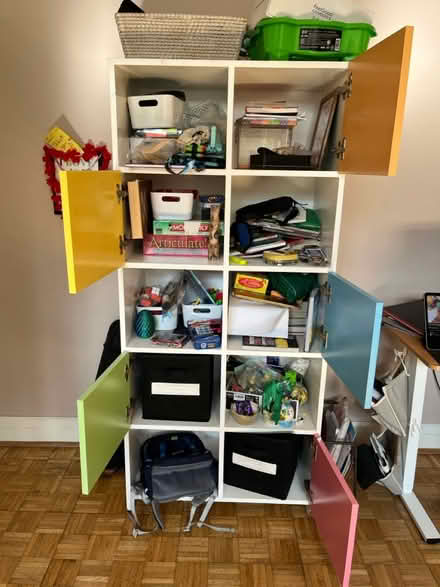 Photo of free Children’s tall toy cupboard (Southfields) #1