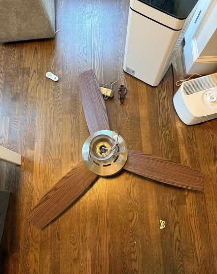 Photo of free Small Ceiling fan with remote (Shepherd Park DC) #2
