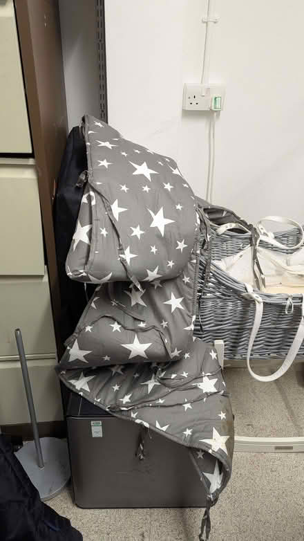 Photo of free Rocking Moses Crib with leather straps (Loftus Road W12) #1