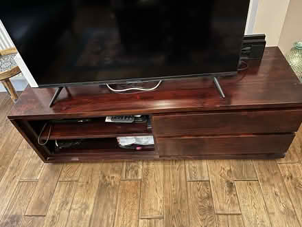 Photo of free TV Stand with shelves (Southfields) #1