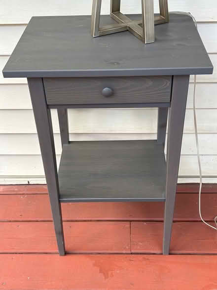 Photo of free Small grey IKEA sidetable (Near Union Square) #1
