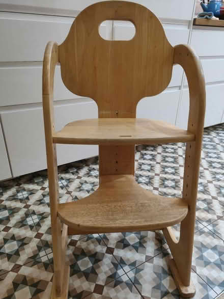 Photo of free Baby wooden tall chair (Catford) #2