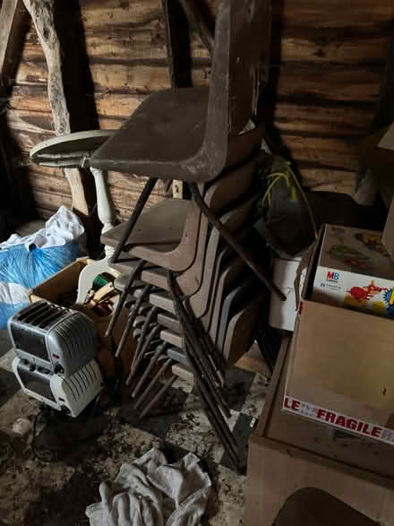 Photo of free Approximately 50 plastic chairs (Harlington LU5) #3