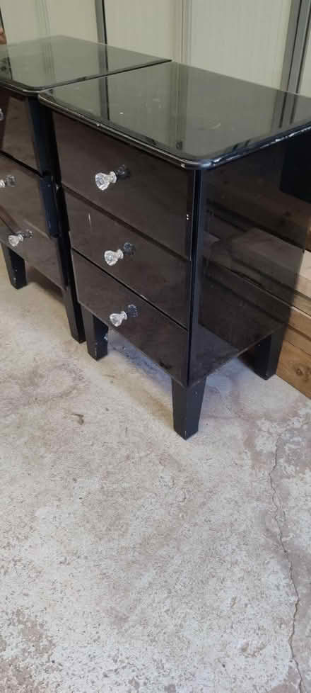 Photo of free Pair of black bedside tables (WR13 Cradley) #2