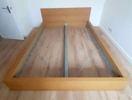 Photo of free IKEA Malm bed frame (with / without bedside tables) (St Just TR19) #1