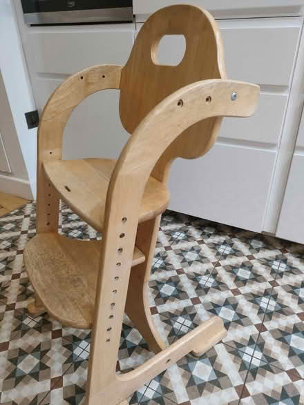 Photo of free Baby wooden tall chair (Catford) #1