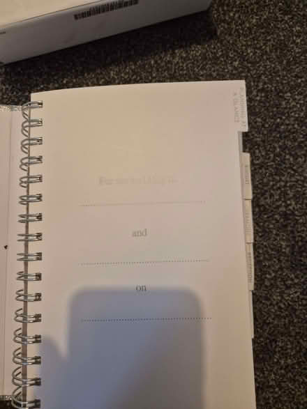 Photo of free Unused Wedding Organiser (Bengeo SG14) #3
