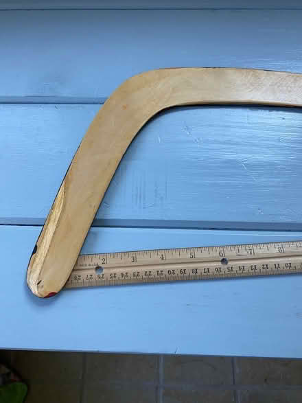 Photo of free Multicolored painted Boomerang (Nr Fresh Pond & Mt Auburn Cem.) #2