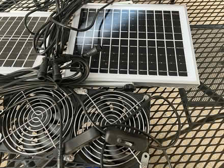 Photo of free Solar powered fans - 2 sets (Fair Lawn, NJ) #2