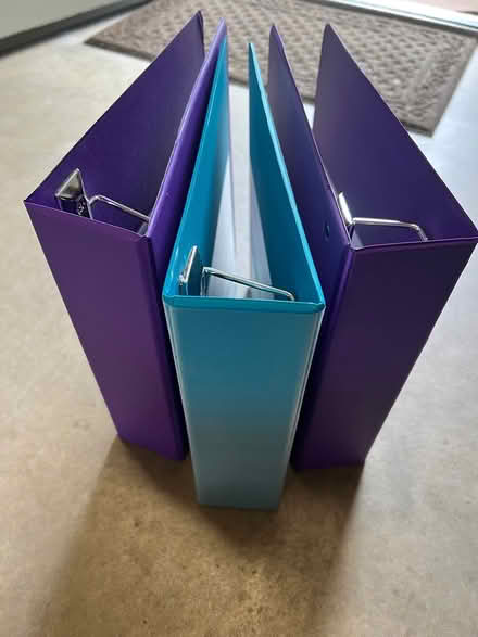 Photo of free D-ring Binders & Dividers (Niwot) #2