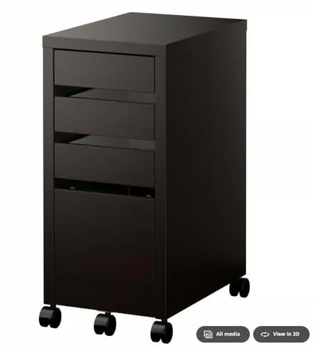 Photo of free Black IKEA MICKE 4-drawer unit (Blairgowrie PH10) #1