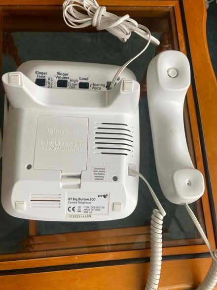 Photo of free BT big button telephone (Cuffley EN6) #2