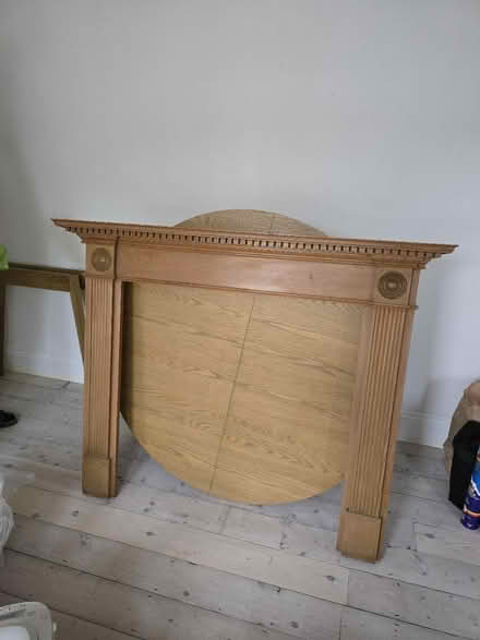 Photo of free Pine fireplace surround / mantle (Tottenham, N17) #1