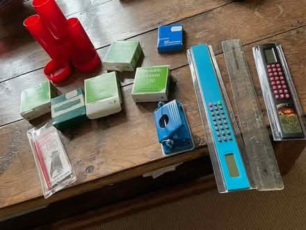 Photo of free Stationery items: rulers, staples, hole puncher etc (Lyncombe) #1