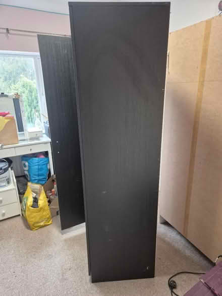 Photo of free Black wood effect wardrobe (Long Eaton NG10) #3