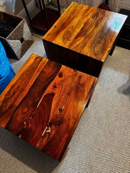 Photo of free Teak Side Tables (North Road N7) #3