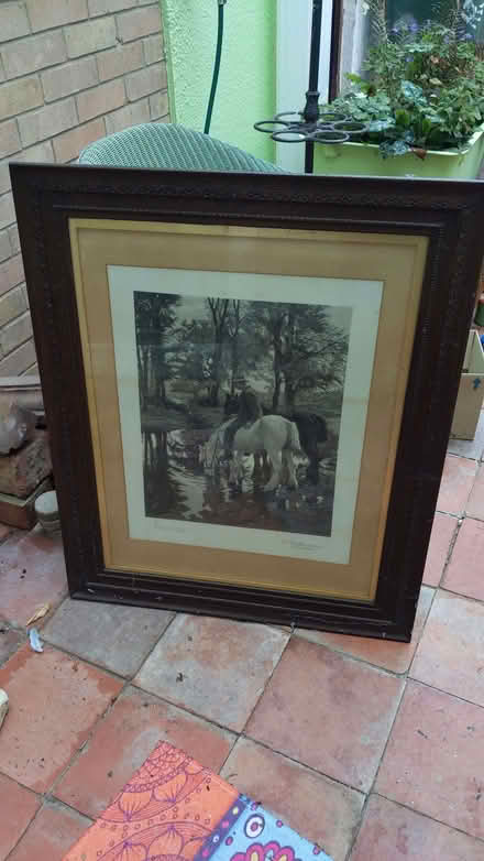 Photo of free Antique T Gilbert picture frame (Lightpill GL5) #2