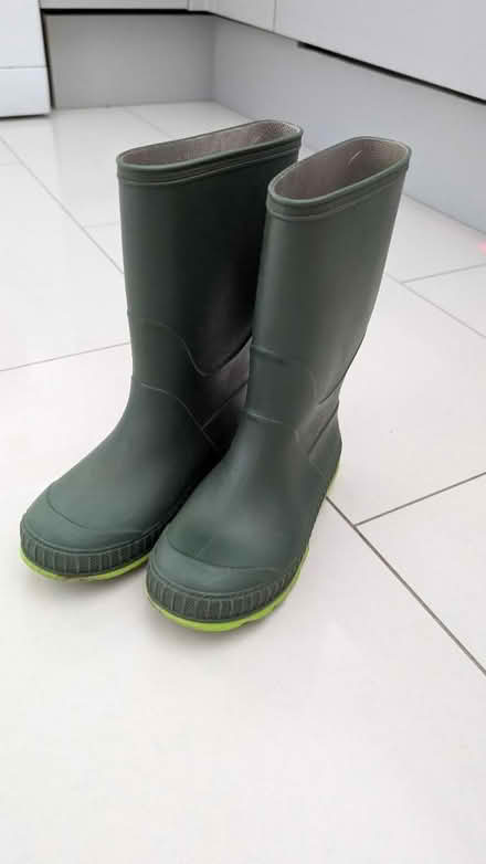 Photo of free Kids green wellies size 12 (Pontprennau, CF23) #1