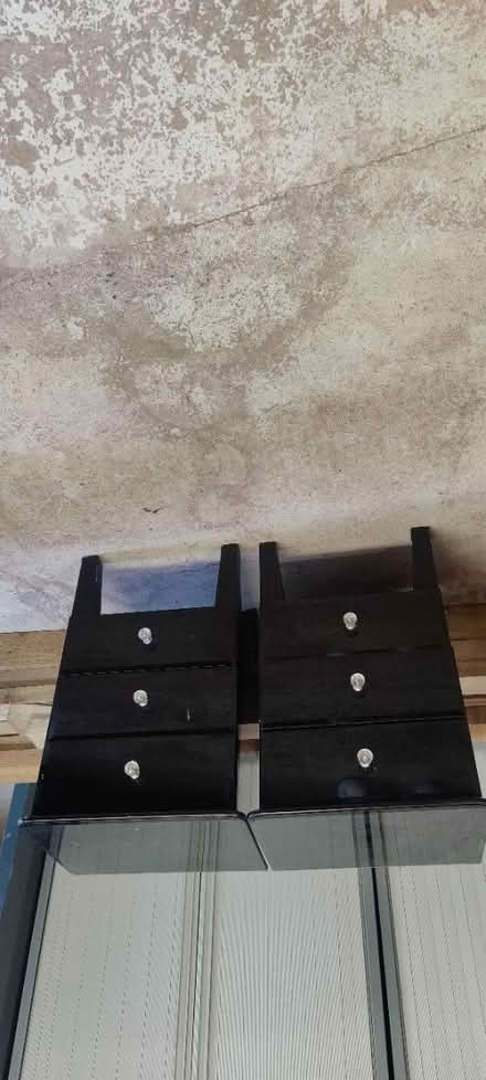 Photo of free Pair of black bedside tables (WR13 Cradley) #1