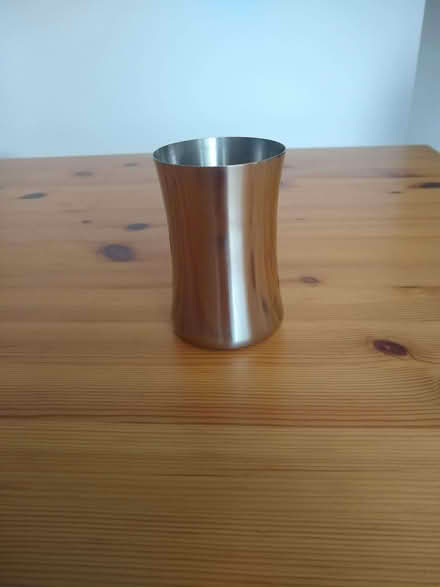 Photo of free Stainless steel bathroom beaker (Old Coulsdon CR5) #1
