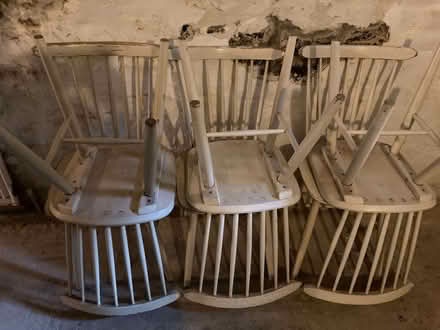 Photo of free 6 solid wood dining chairs - varying conditions (Central Lancaster LA1) #4