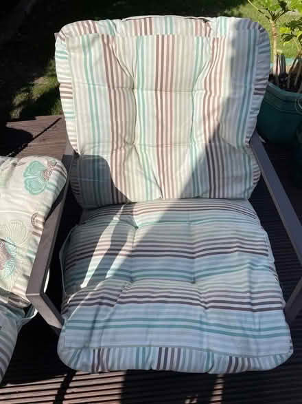 Photo of free Garden cushions and blanket (Golden Green TN11) #2