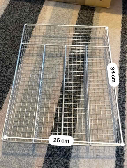 Photo of free Metal cutlery drawer organiser (Jennetts park RG12) #1