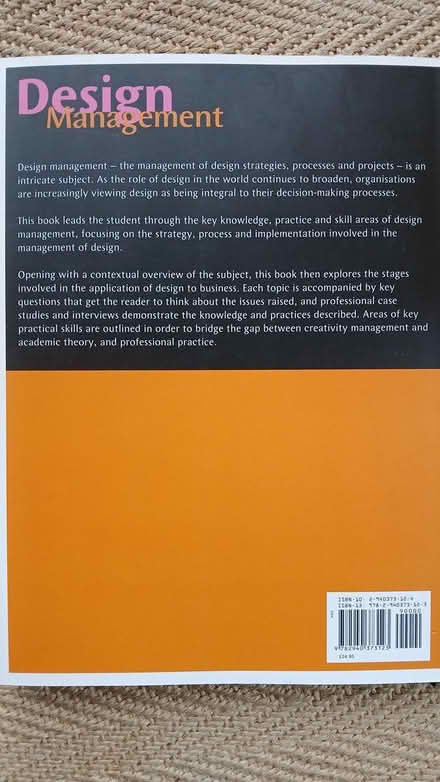 Photo of free Design management book (Armitage WS15) #2