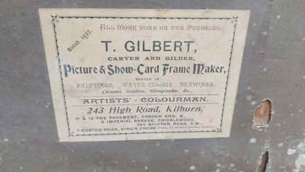 Photo of free Antique T Gilbert picture frame (Lightpill GL5) #4