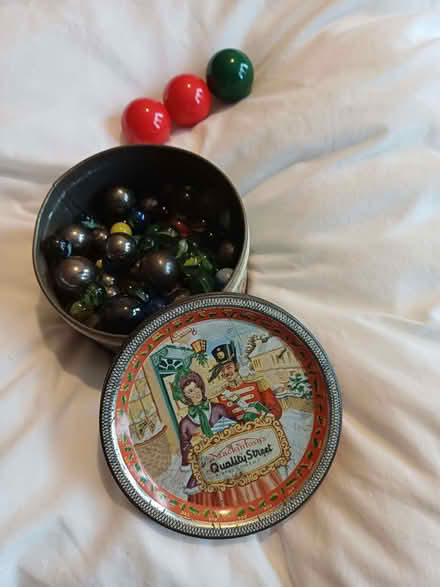 Photo of free Tin of marbles (Eccleshill BD2) #1