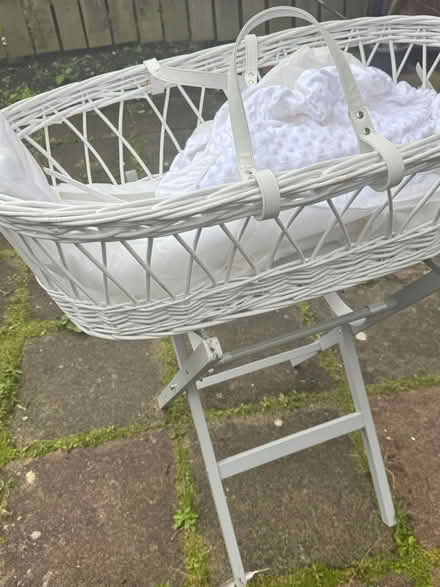 Photo of free White Moses basket (Spennymoor) #2