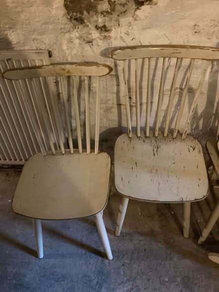 Photo of free 6 solid wood dining chairs - varying conditions (Central Lancaster LA1) #3