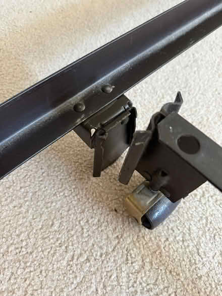 Photo of free Queen metal bed frame (Belmont / Carlmont) #4