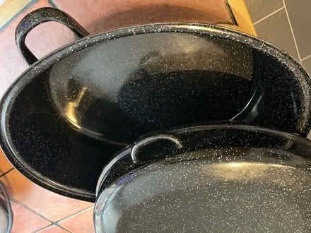 Photo of free Black enamel casserole dish (Tolworth KT6) #2