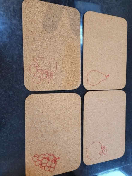 Photo of free Cork place mats x4 (Shenley Fields B29) #1