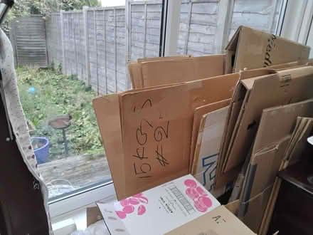 Photo of free Cardboard boxes and packing paper (Milton PO4) #2