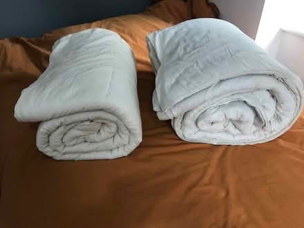 Photo of free Kingsize duvets: 1 winter, 1 summer (Lower Sydenham SE26) #1