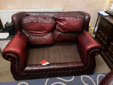 Photo of free Leather Sofa (Morecambe LA4) #2