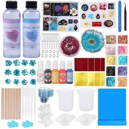 Photo of Epoxy resin kit , moulds , tools , pigment ect (Bromham Road MK40) #1