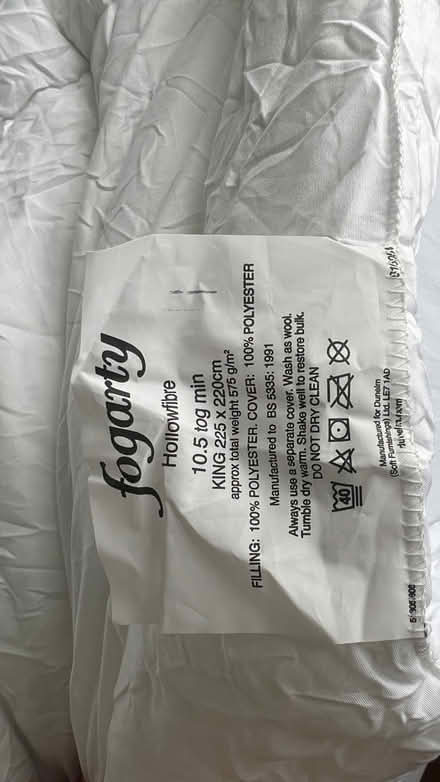 Photo of free Duvet (Clapham SW4) #1
