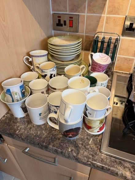 Photo of free Job lot of plates, bowls, mugs and cutlery set. (Heswall CH60) #2