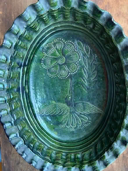 Photo of free green ceramic bowl (west medford) #1