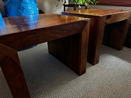 Photo of free Teak Side Tables (North Road N7) #1