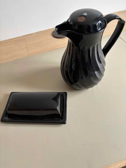 Photo of free Black butter dish and coffee thermos (Milton PO4) #1