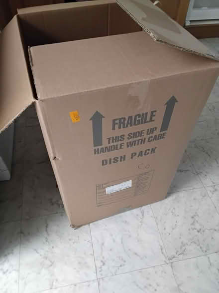 Photo of free Cardboard boxes and packing paper (Milton PO4) #1