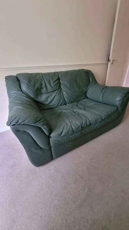 Photo of free 2 Seater Green Sofa (Charminster BH1) #2