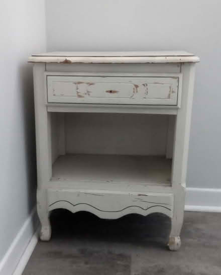 Photo of free "distressed" small bedside table (Britannia) #1