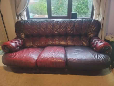 Photo of free Real leather sofa and armchair 3+1 (Clifton NG11) #2