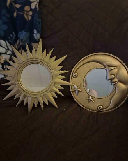 Photo of free Moon and sun mirrors (Glasco) #4