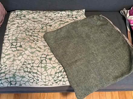 Photo of free Green throw pillow covers (Near Union Square) #1